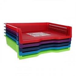 Premto Landscape Paper Tray Assorted Colours - Perfect for Desk Organization on Productcaster.