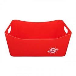 Premto Large Storage Basket Ketchup Red - Perfect for Decluttering Any Space on Productcaster.