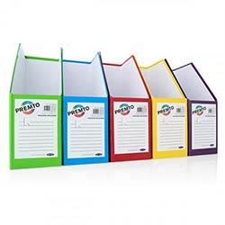 Premto Magazine Organiser Bright Assorted Colours - Ideal for Keeping Documents in Order on Productcaster.