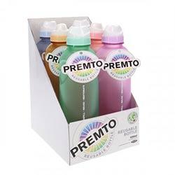 Premto Pastel Stealth Soft Touch Bottle 500ml Assorted Colours - Sleek and Durable for Daily Hydration on Productcaster.