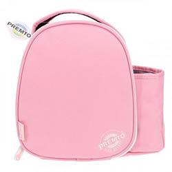 Premto Pastel Lunch Bag Pink Sherbet - Perfect for Carrying Lunch to School or Work on Productcaster.