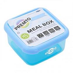 Premto Pastel Square Meal Box - Cornflower Blue - Elegant & Practical for Meal Storage on Productcaster.