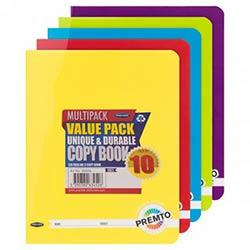 Premto Durable Cover Exercise Copy Books 120 Pages Pack of 10 No.11 - Great for Daily Writing on Productcaster.