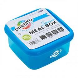 Premto Square Meal Box - Printer Blue - Sleek & Practical for Storing Meals on Productcaster.