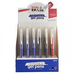 Proscribe Erasable Gel Pens Pack of Assorted Colours - Perfect for Mistake-Free Writing on Productcaster.