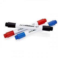 Proscribe Twin Tip Whiteboard Markers Pack of 3 - Double Sided for More Options on Productcaster.