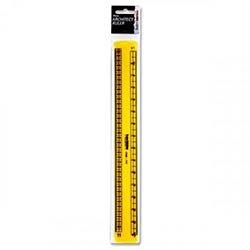 Student Solutions 30cm Technical Ruler Architect - Essential stationery for precise measurements on Productcaster.