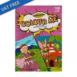 World Of Colour A4 Perforated Colouring Book 48 Pages Girls - Fun and Creative Activities for Girls on Productcaster.