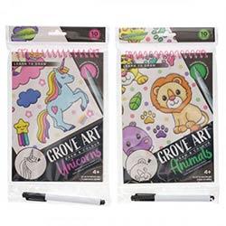 World Of Colour Learn-To-Draw Sketch Pads Assorted Colours - Perfect for Aspiring Artists on Productcaster.