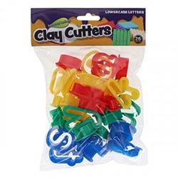 World Of Colour Clay Cutters Pack of 26 Lowercase Letters - Make Learning Fun with Crafts on Productcaster.