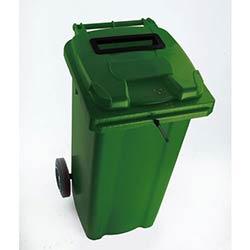 Two wheeled bins with special apertures - Confidential waste 2 wheeled bins with slot and standard lid lock on Productcaster.