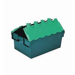 Two tone green polypropylene container on Productcaster.