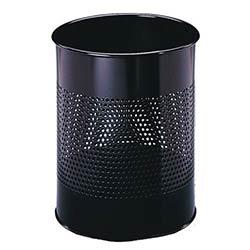 Small perforated rubbish bins, black on Productcaster.