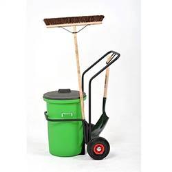 Street cleaning trolley with accessories on Productcaster.