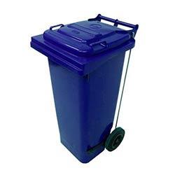 Pedal operated wheelie bins,120L Blue on Productcaster.