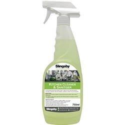 Kitchen cleaner and sanitiser spray 6 x 750ml on Productcaster.