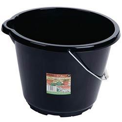 12L Black general purpose bucket on Productcaster.