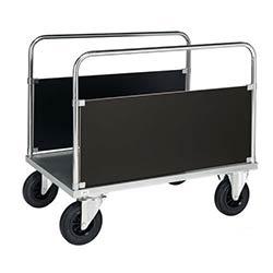 Konga heavy duty galvanised platform truck, double sided on Productcaster.