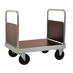 Konga extra heavy duty zinc plated double-ended platform truck on Productcaster.