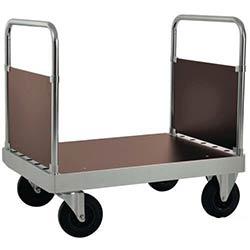 Konga extra heavy duty zinc plated double-ended platform truck on Productcaster.