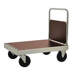 Konga extra heavy duty zinc plated single-ended platform truck on Productcaster.