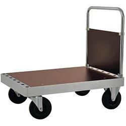 Konga extra heavy duty zinc plated single-ended platform truck on Productcaster.