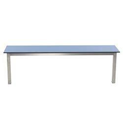 Aqua mezzo laminate freestanding changing room bench on Productcaster.