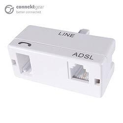 connektgear ADSL Micro Filter BT Male to BT/RJ11 Female on Productcaster.