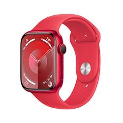 Apple Watch Series 9 GPS + Cellular 45mm (PRODUCT)RED Aluminium Case w/ (PRODUCT)RED Sport Band - S/M on Productcaster.