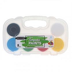 Icon Tempera Paint Set 6X22ml - For Kids & Classrooms on Productcaster.