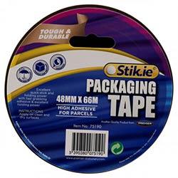 Stik-Ie OBrown Packing Tape 48mm x 66m - Essential stationery for organization on Productcaster.