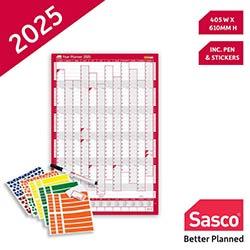 Sasco Compact Year Planner Portrait 2025 SY1075725 on Productcaster.