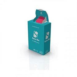 Sannibin Feminine Hygiene Flat Pack Disposal Bin (Pack of 10) SNB001 on Productcaster.