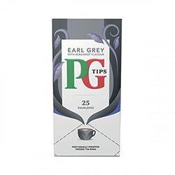 PG Tips Earl Grey Envelope Tea Bags (Pack of 25) 800398 on Productcaster.