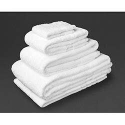 Mitre Luxury Savanna Face Cloth White (Pack of 10) on Productcaster.