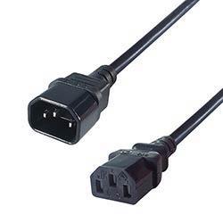 connektgear 0.5m Mains Extension Power Cable C14 Plug to C13 Socket on Productcaster.