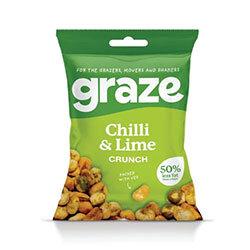 Graze Chilli and Lime Crunch 35g Pack of 10 3845 on Productcaster.