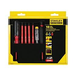 Stanley Fatmax VDE Multi-Bit 10 Piece Screwdriver Set in Pouch fmht66426-0 on Productcaster.