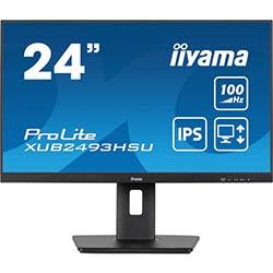 iiyama ProLite computer monitor 60.5 cm (23.8") 1920 x 1080 pixels Full HD LED Black on Productcaster.