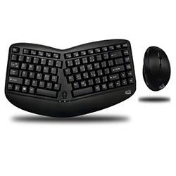 Adesso Tru-Form Media 1150 - Wireless Ergo Mini Keyboard & Mouse on Productcaster.