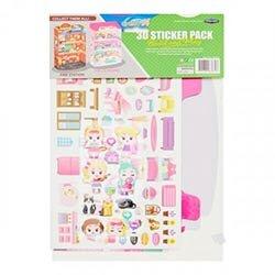 Crafty Bitz 3D Build & Play Sticker Pack - Doll House Fun for Kids on Productcaster.