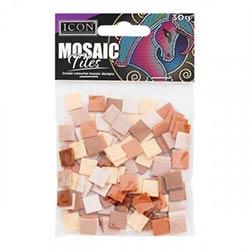 Icon Mosaic Tiles Brown - Decorative Craft Pack on Productcaster.