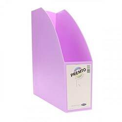 Premto Pastel Magazine Organiser - Wild Orchid - Colourful Storage on Productcaster.