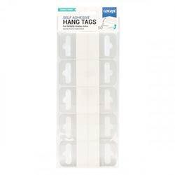 Concept Pack of 50 51x50mm Adhesive Euro Hole Hang Tags Useful for Retail and Display on Productcaster.