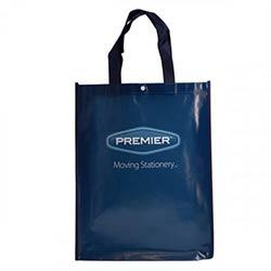 Premier Carry Shopping Bag - Blue - Reusable Blue Shopping Bag for Eco-Friendly Shopping on Productcaster.