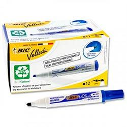 Bic Velleda 1701 Bullet Tip Whiteboard Marker - Blue on Productcaster.