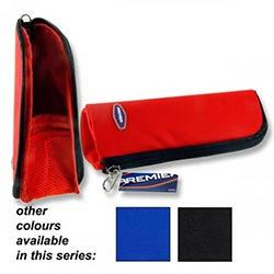 Premier Vertical Pencil Pouch - 3 Assorted Colours, Practical Storage Solution on Productcaster.