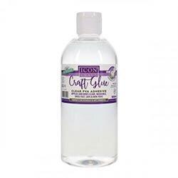 ICON CRAFT 500ml CLEAR PVA CRAFT GLUE on Productcaster.