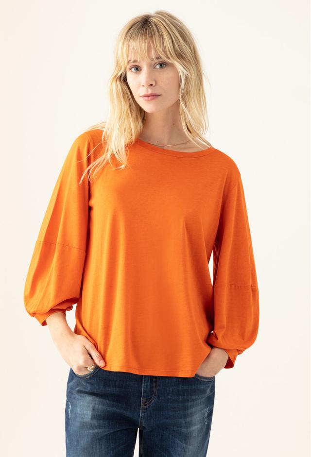 Tee-shirt Vicky orange en coton Indies Taille - 38 ORANGE on Productcaster.