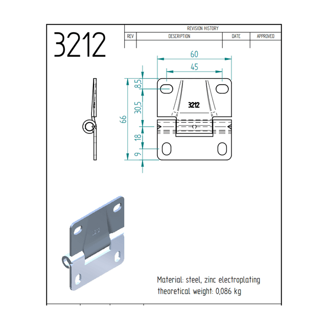 Mezilehlý závěs 3212 on Productcaster.